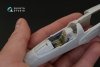 Quinta Studio QD48113 Mirage 2000C 3D-Printed & coloured Interior on decal paper (for Kinetic kit) 1/48